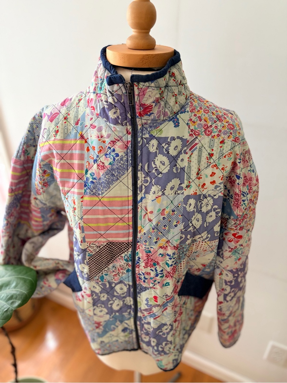 Tasha Polizzi Crazy Jane Quilted Patchwork Jacket XL Western Cottagecore